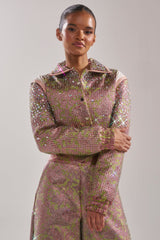 TIME AND TIME AGAIN RHINESTONE BOMBER
