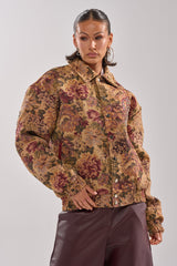 SLIDE ON ME TAPESTRY BOMBER
