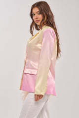 SWEET TALK SATIN BLAZER