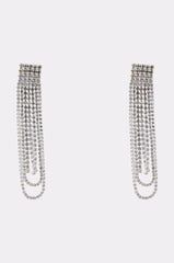 EXTRA LUXE DANGLE EARRING IN SILVER