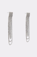 EXTRA LUXE DANGLE EARRING IN SILVER