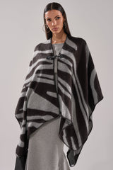 WILD CHILD KNIT PONCHO