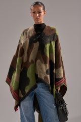 YOU CAN'T SEE ME CAMO PONCHO
