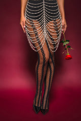 CABLE KNIT TIGHTS