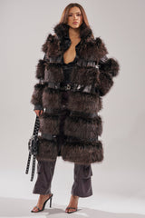 MOXIE FUR TRIM TRENCH