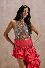 HIGH END RODEO RED STONE TOP