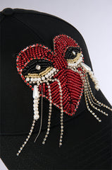 NO TEARS EMBELLISHED HAT