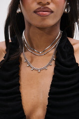 LAYERED UP SILVER NECKLACE