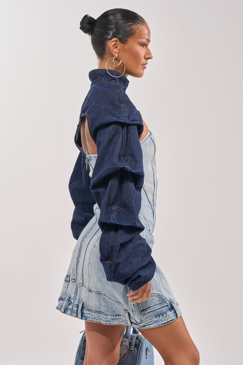 SPOIL ME BOLERO IN DARK DENIM
