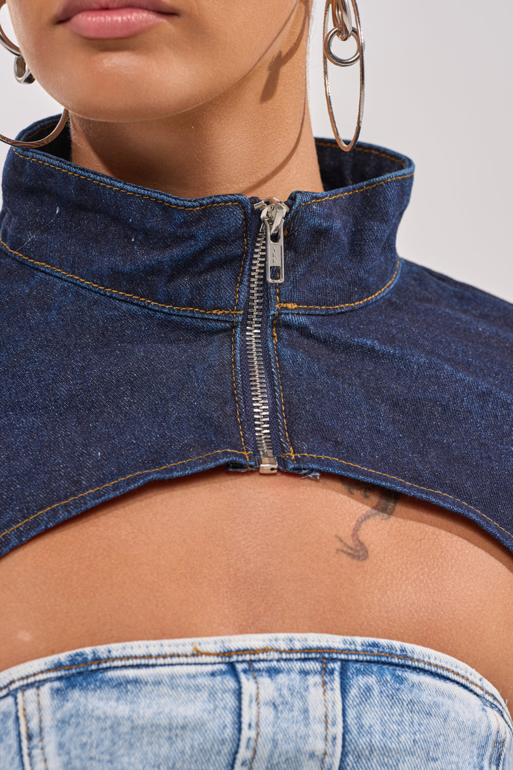 SPOIL ME BOLERO IN DARK DENIM