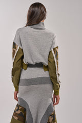 INES COLORBLOCKED SWEATSHIRT