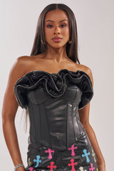 DON'T MESS RUFFLE CORSET
