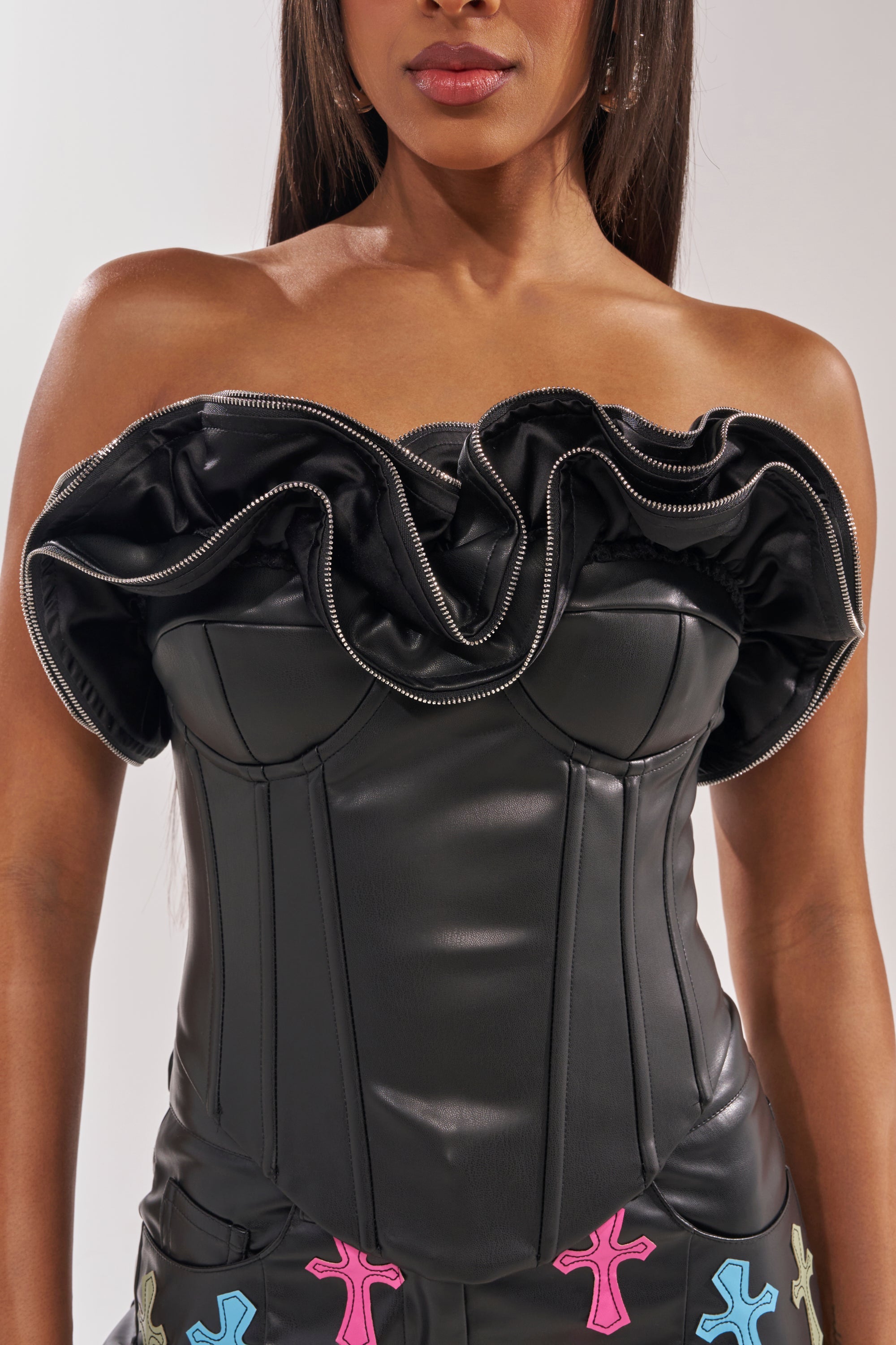 DON'T MESS RUFFLE CORSET