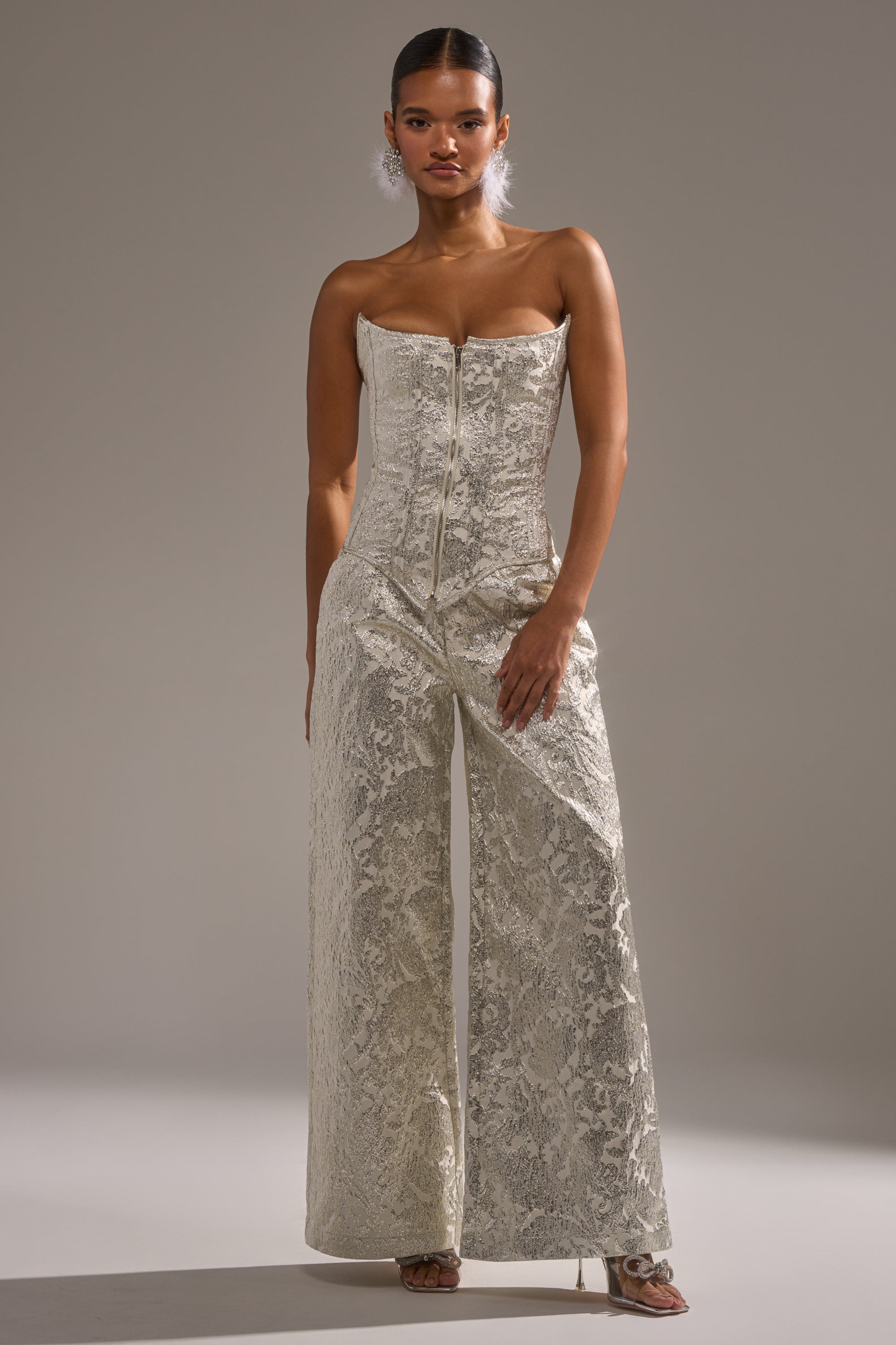 COCO BROCADE TROUSER