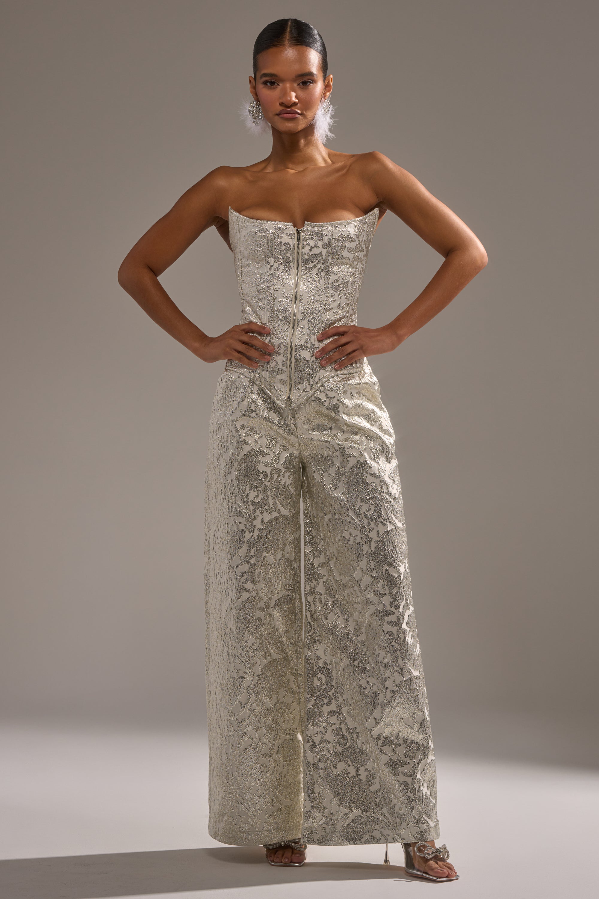 COCO BROCADE TROUSER