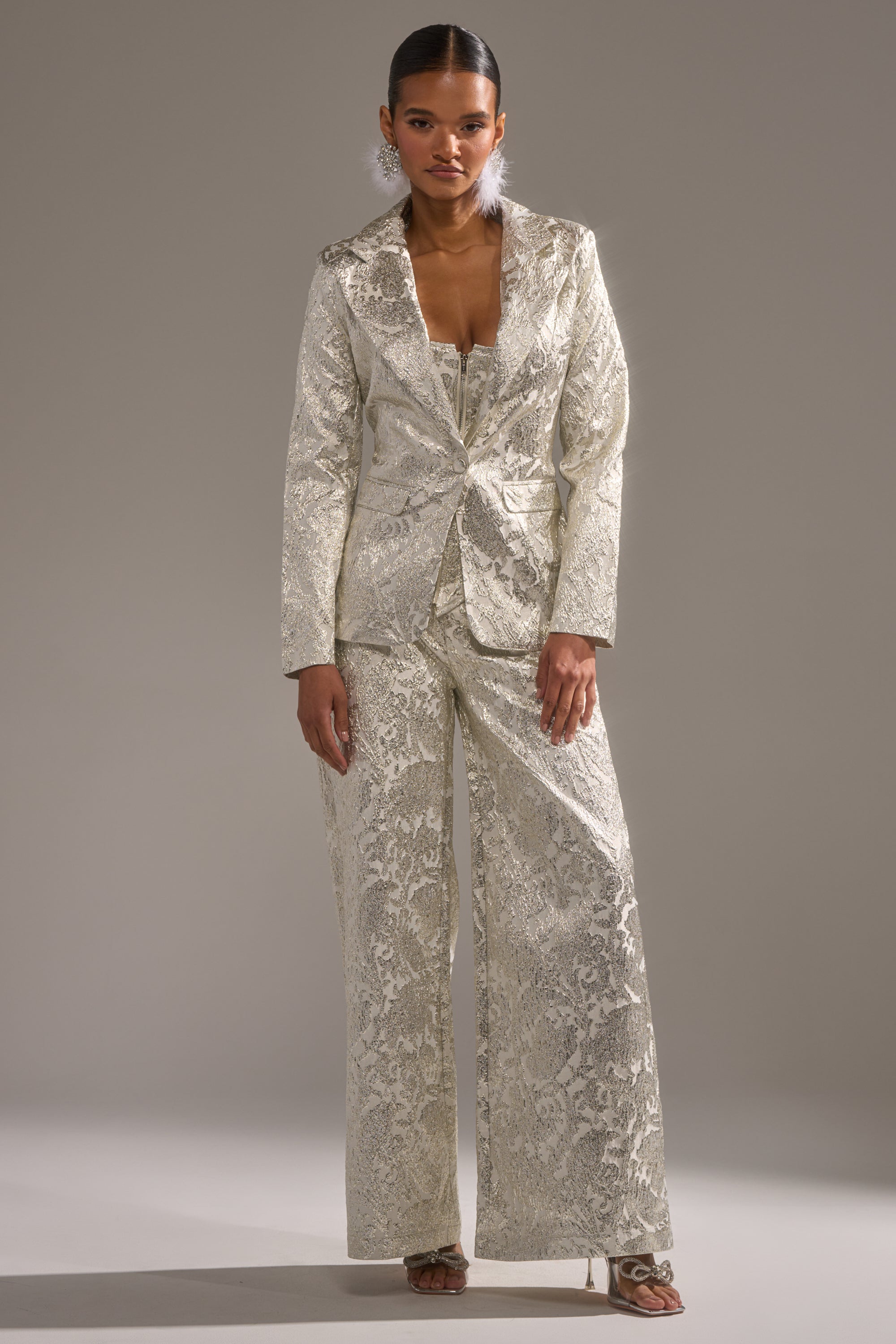 COCO BROCADE BLAZER