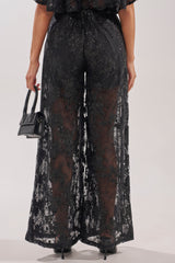 QUEEN B LACE TROUSER