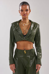 REMEMBER YOU CROPPED BLAZER