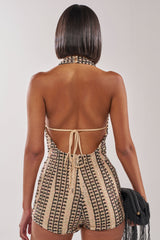 FIORA BEADED ROMPER