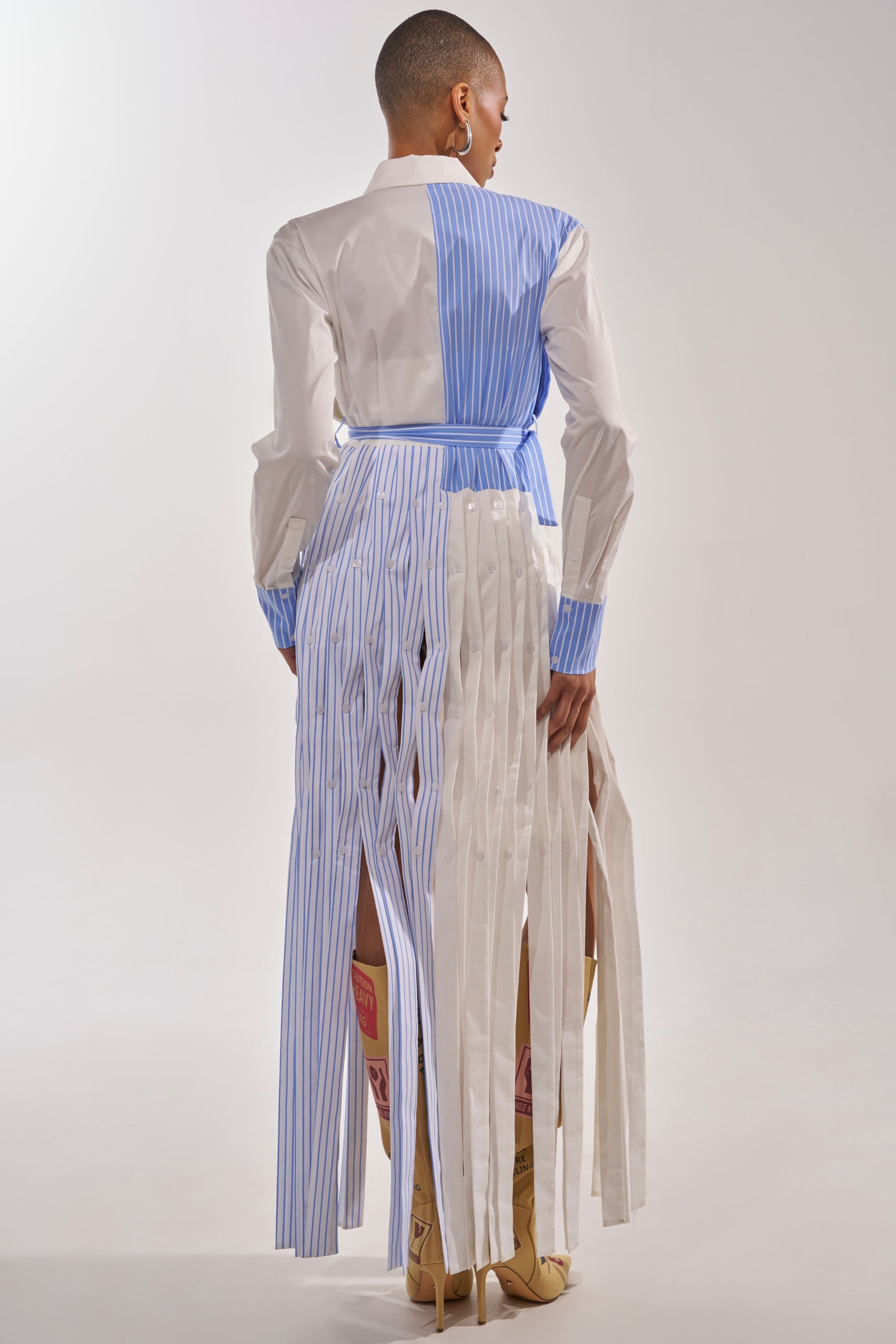 NOT MY MANS BUTTON UP SHIRT MAXI DRESS