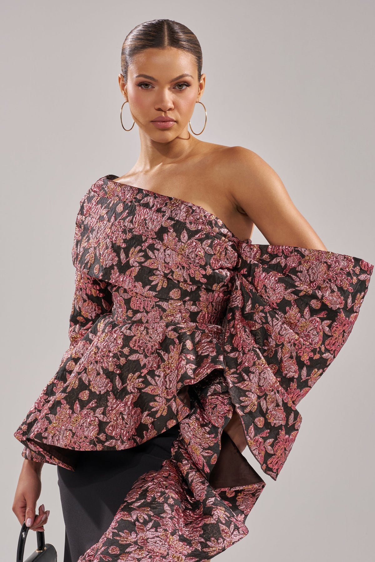 SO MUCH IN LOVE BROCADE BLOUSE