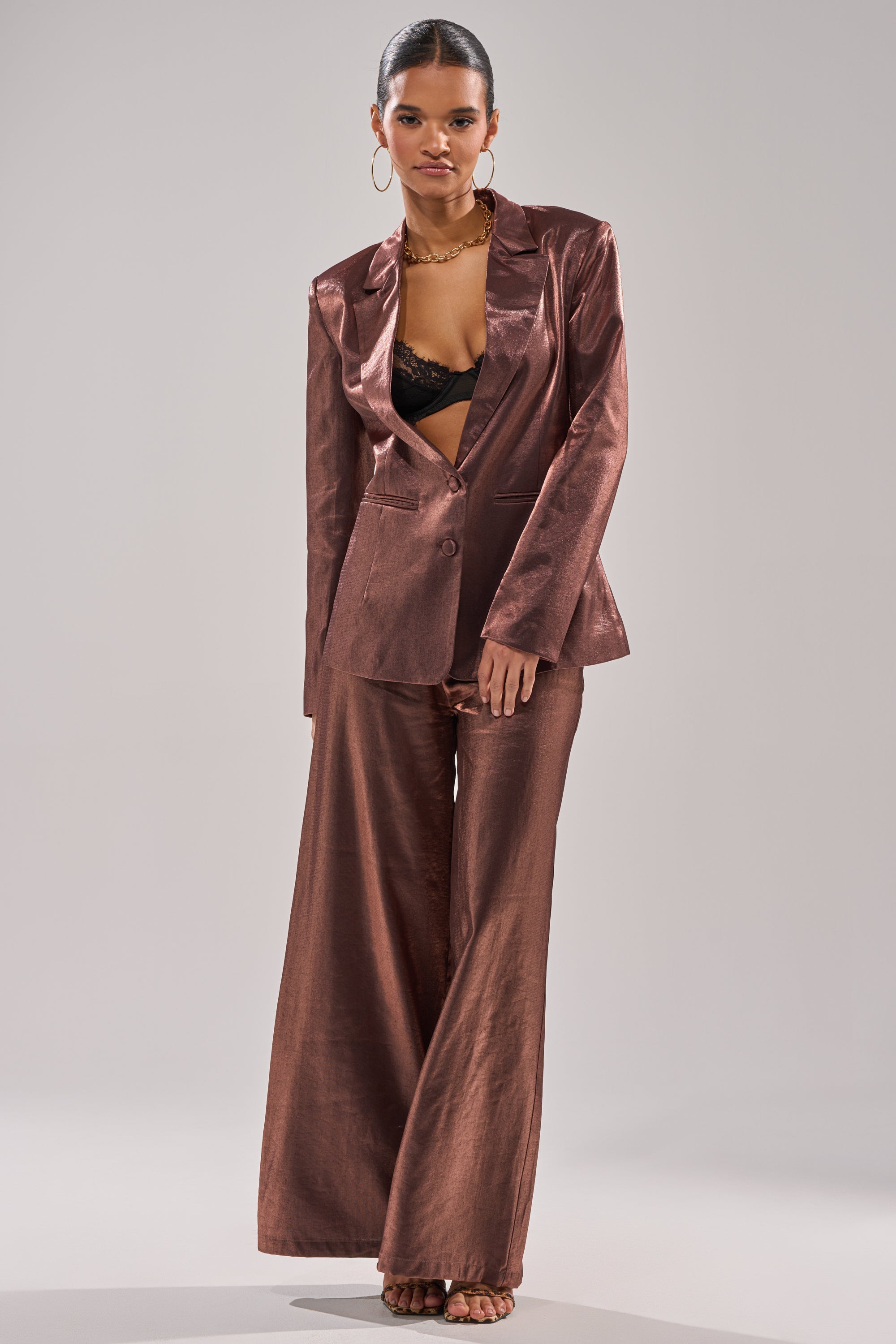 STAY CLOSE IRIDESCENT BLAZER