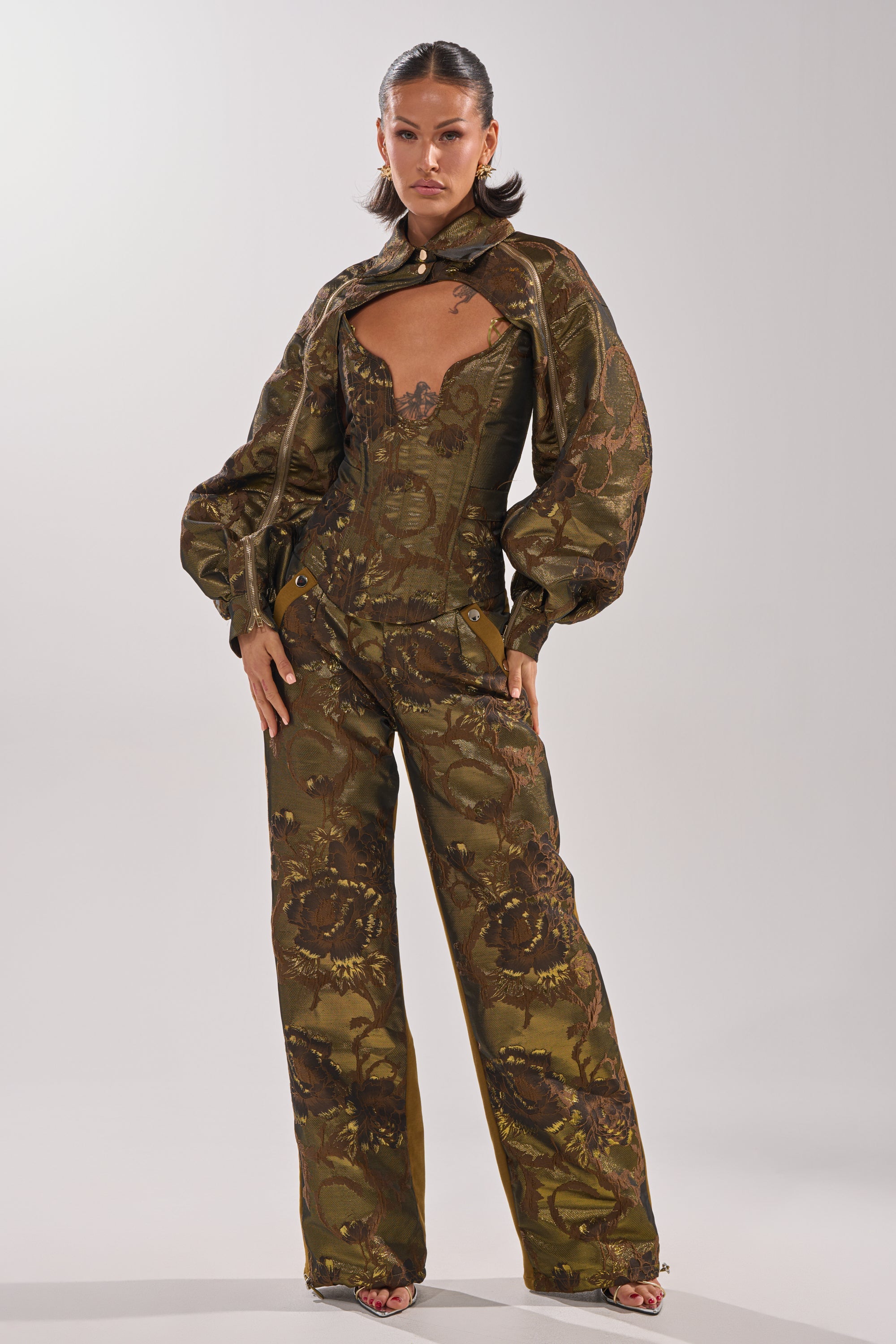 SHIGO BROCADE BOLERO