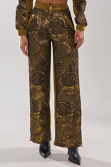 YOU KNOW IT BABY WIDE LEG JOGGER