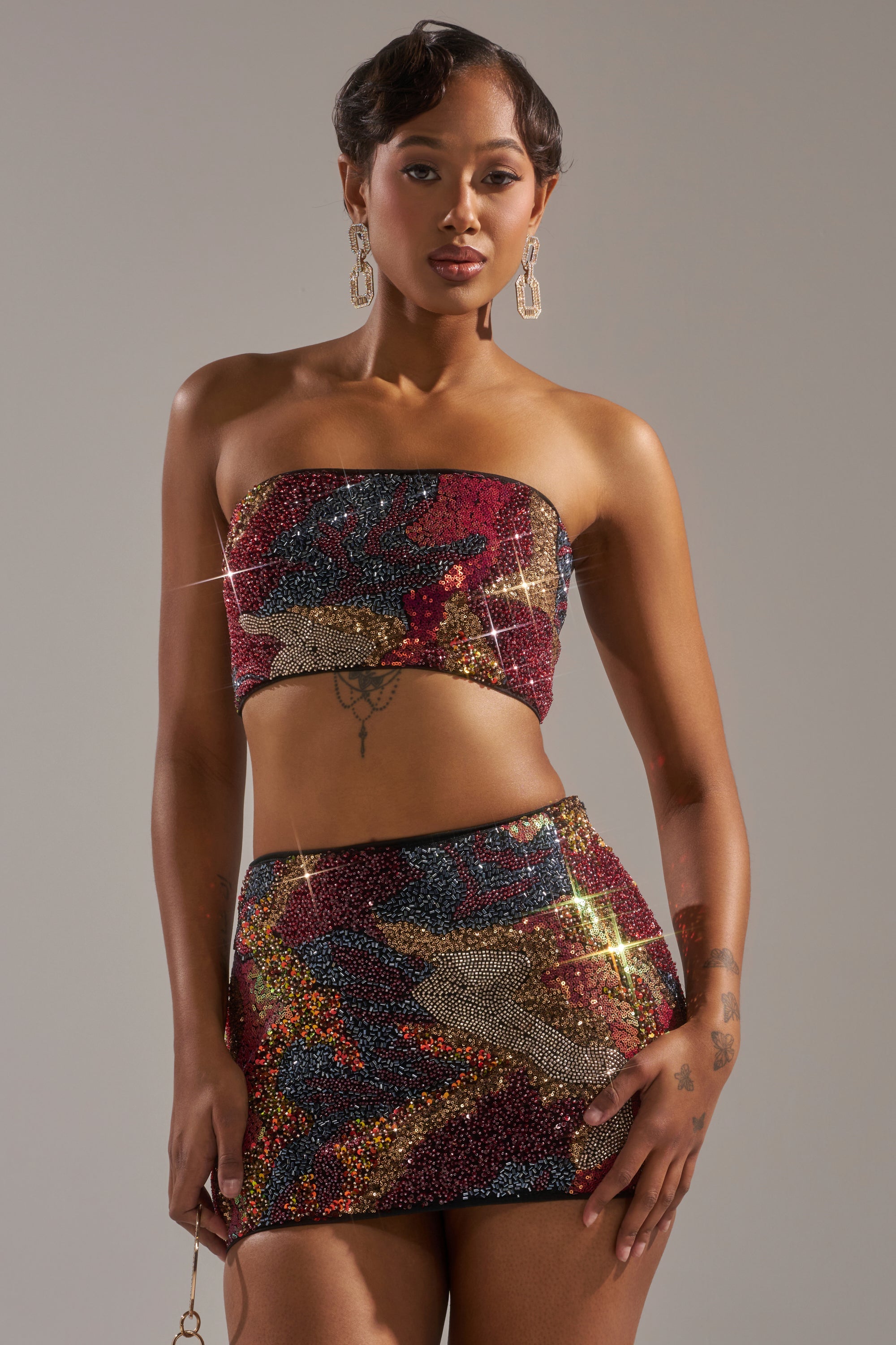 GOLDEN HOUR SEQUIN BRALETTE