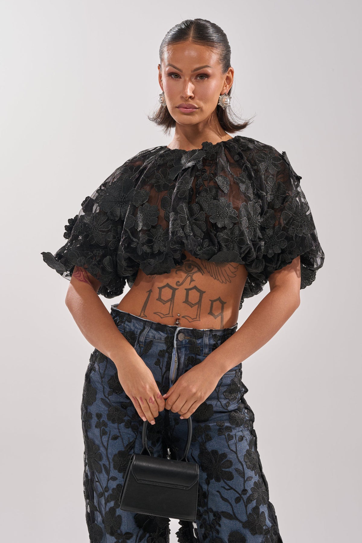 DONT GIVE UP LACE BLOUSE