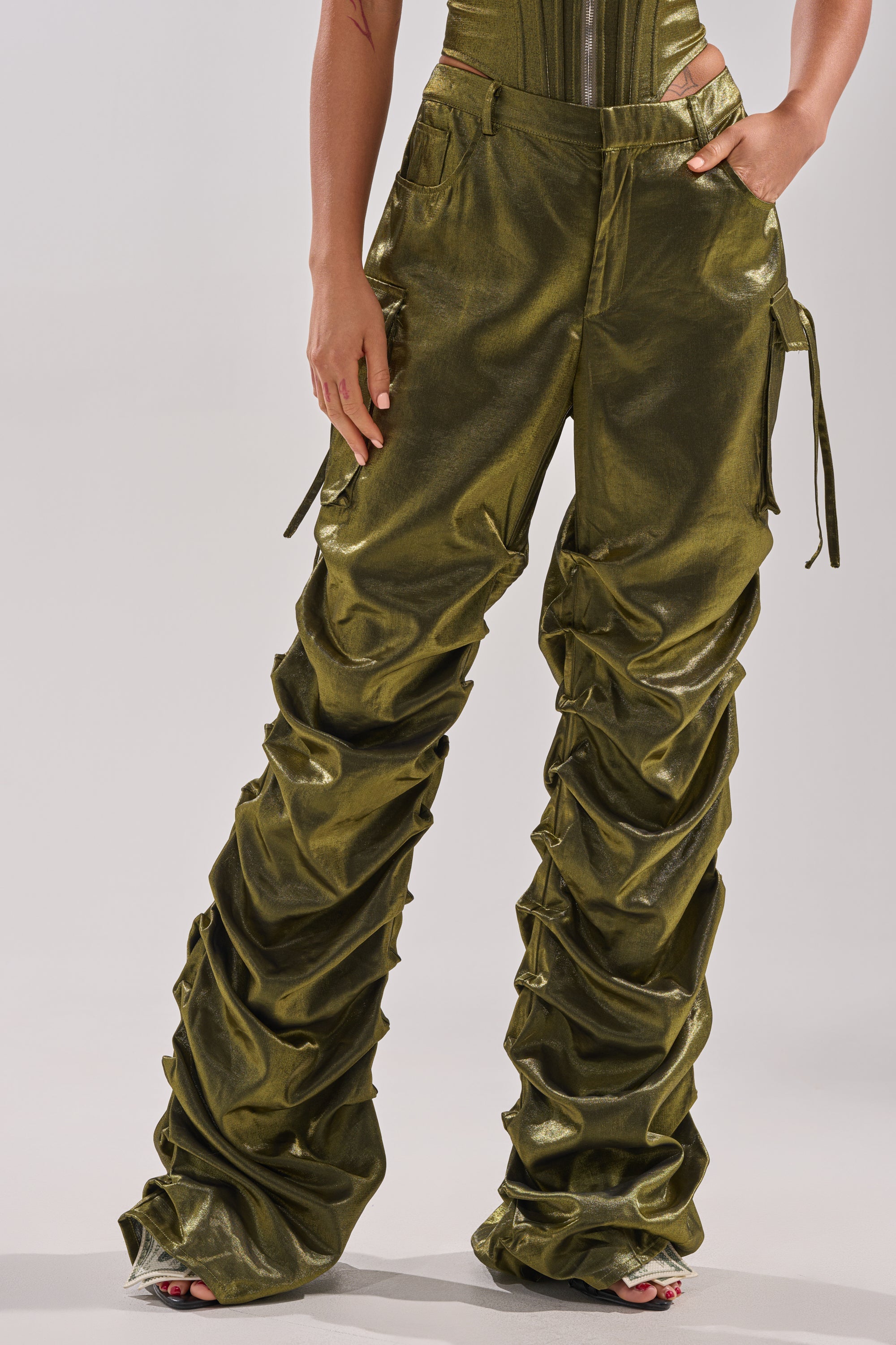 LUCKY ONE STACKED TROUSER