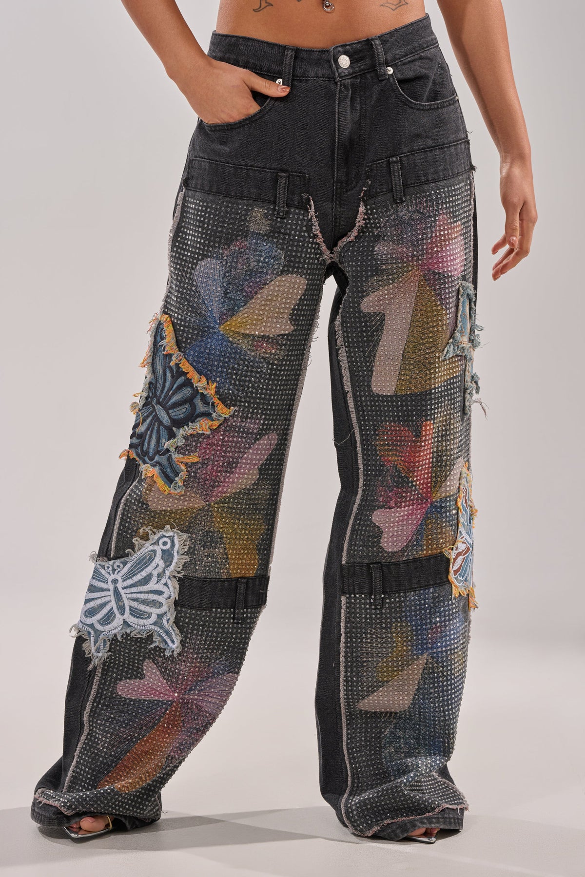 BUTTERFLY EFFECT RELAXED DENIM