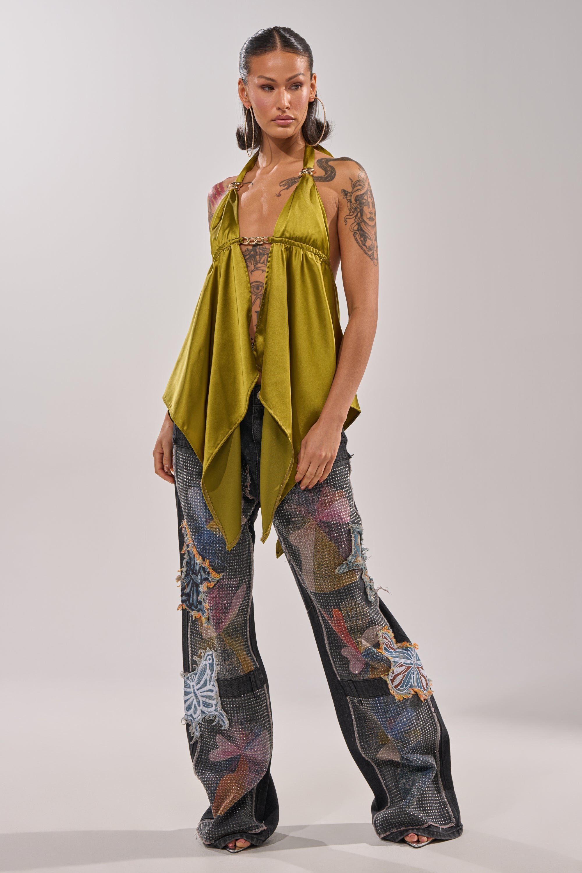 BUTTERFLY EFFECT RELAXED DENIM