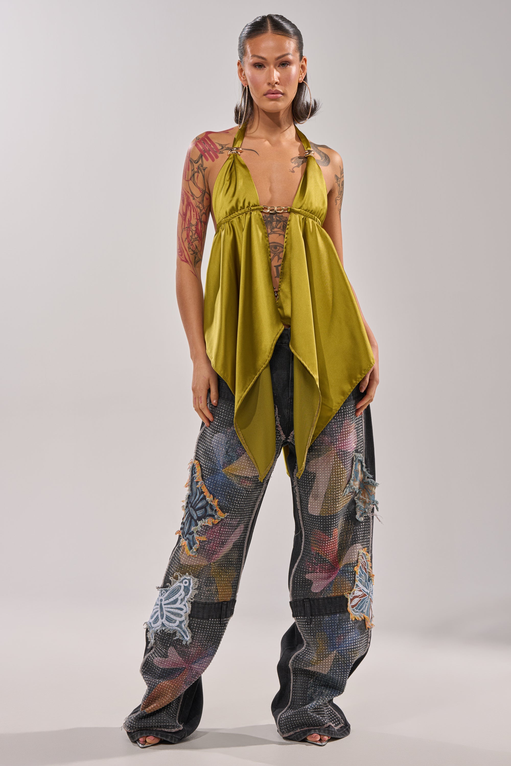 BUTTERFLY EFFECT RELAXED DENIM