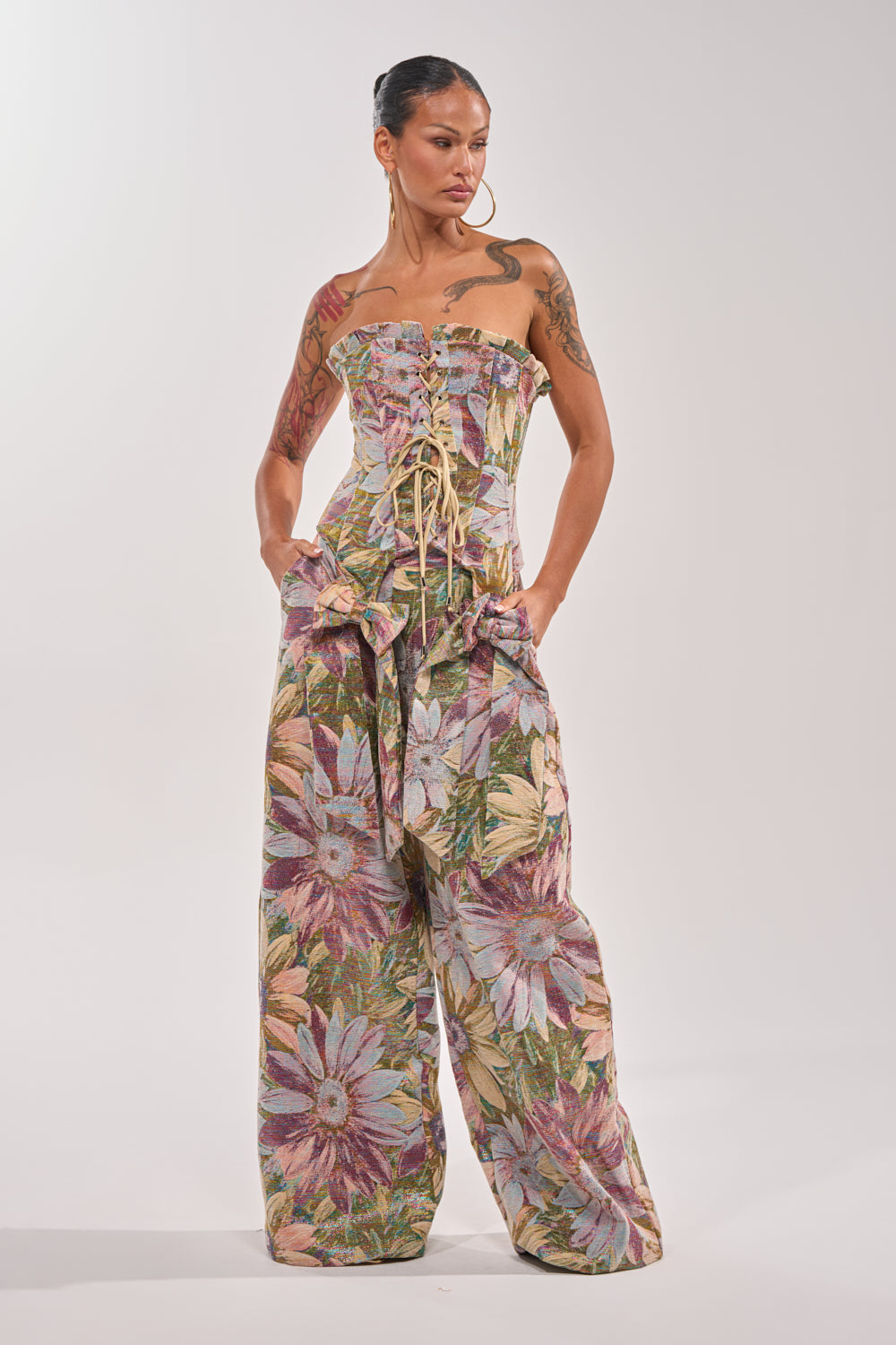 SUNFLOWER FIELDS WILD LEG PANT
