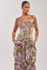 SUNFLOWER FIELDS CORSET