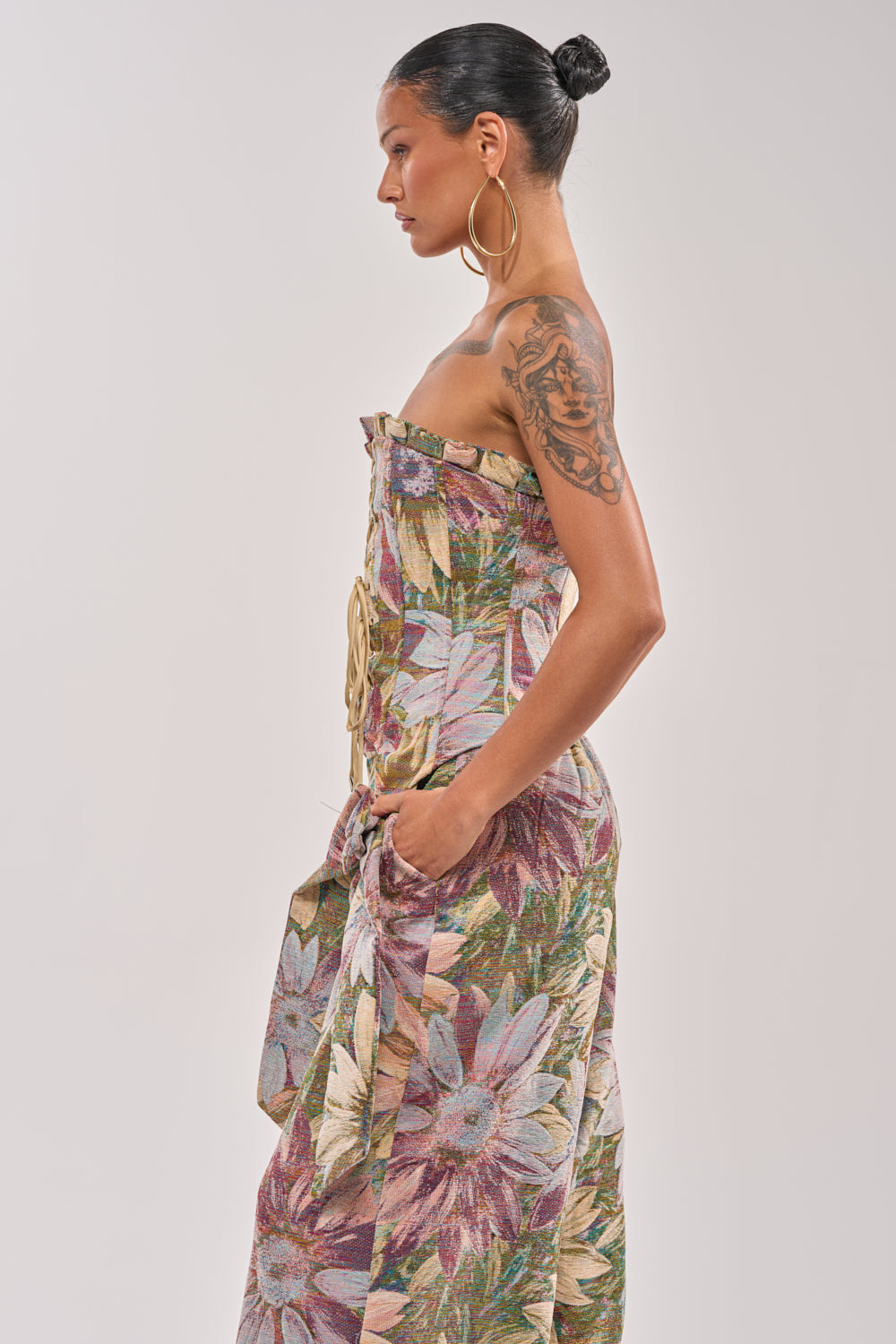 SUNFLOWER FIELDS CORSET