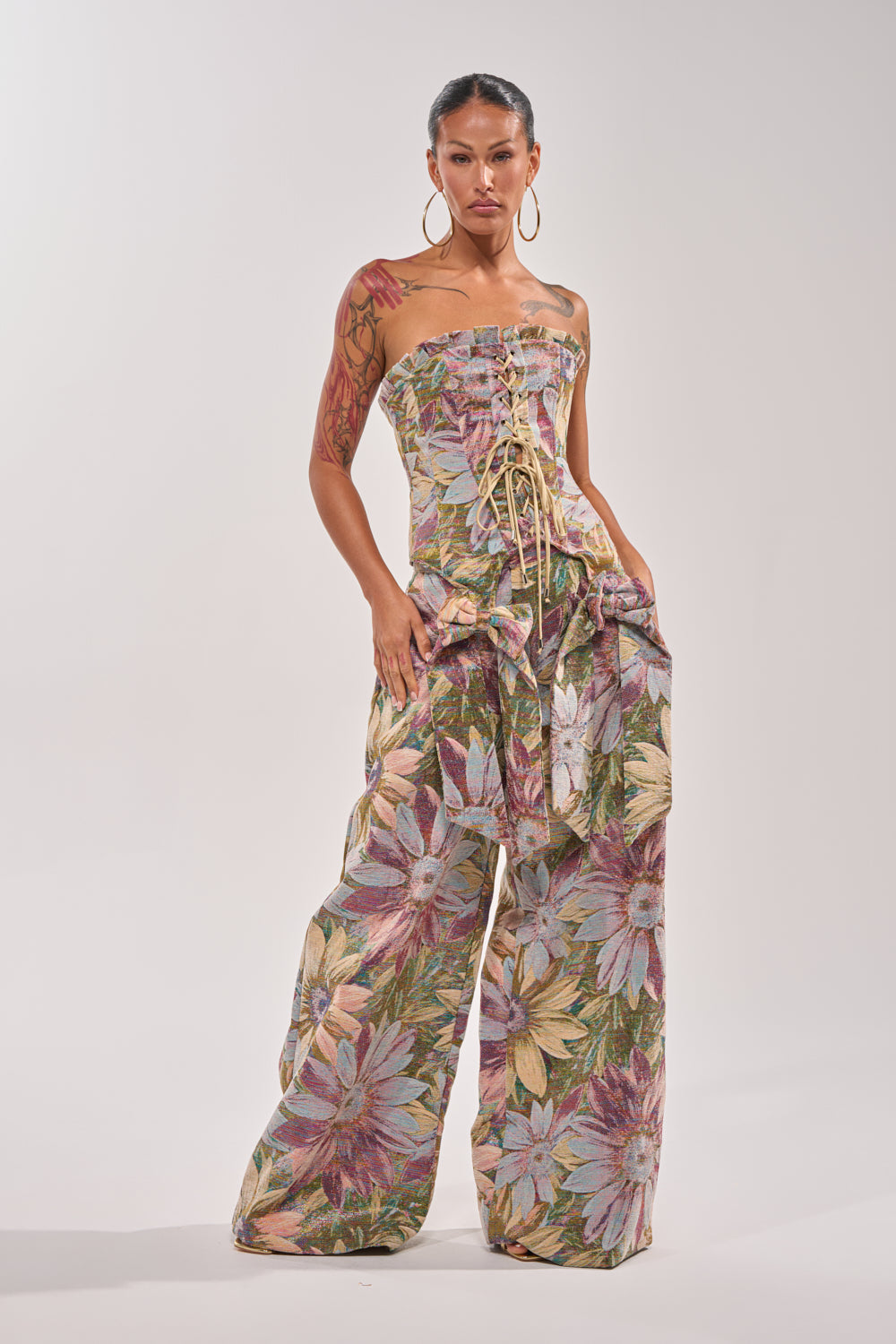 SUNFLOWER FIELDS CORSET