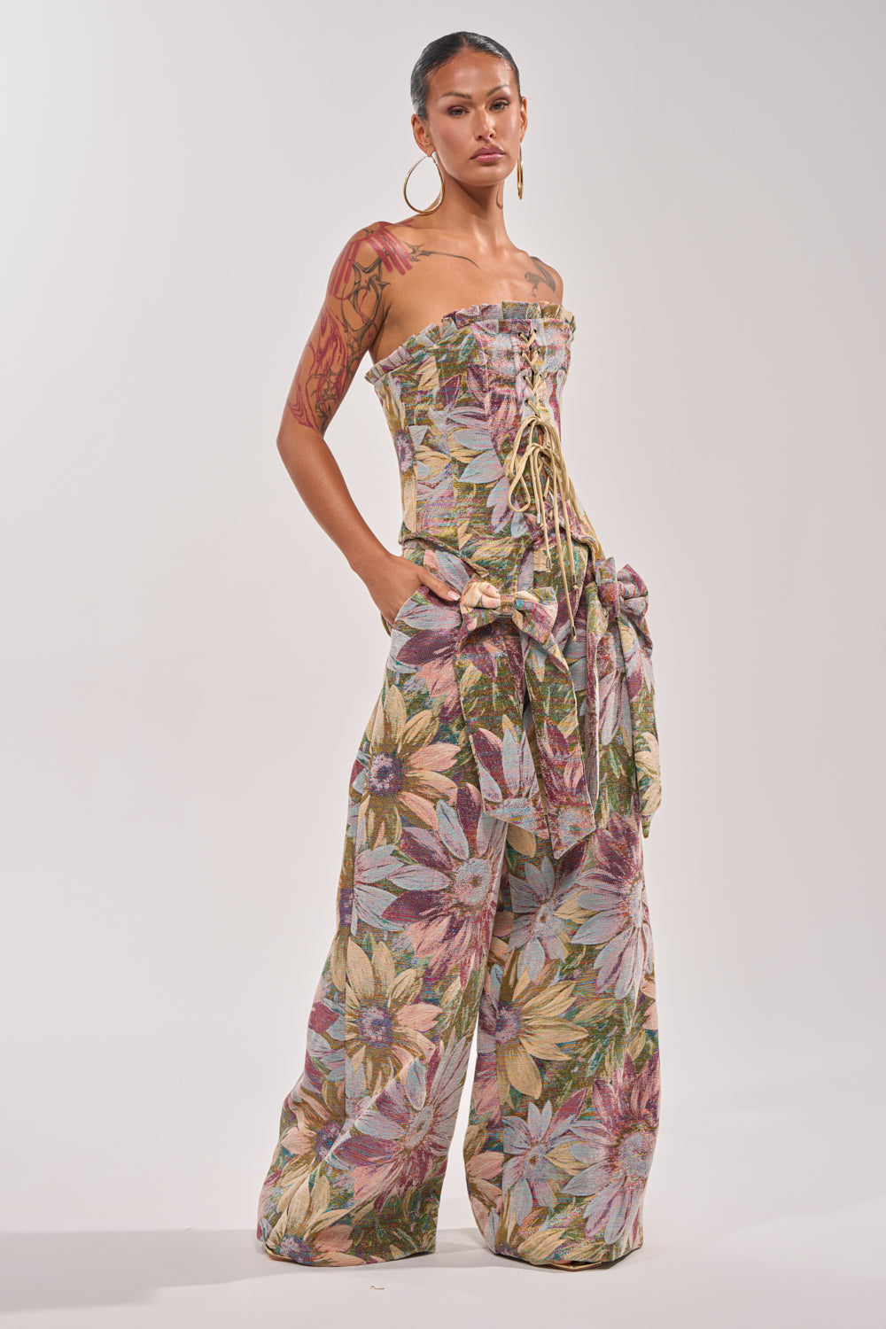 SUNFLOWER FIELDS CORSET
