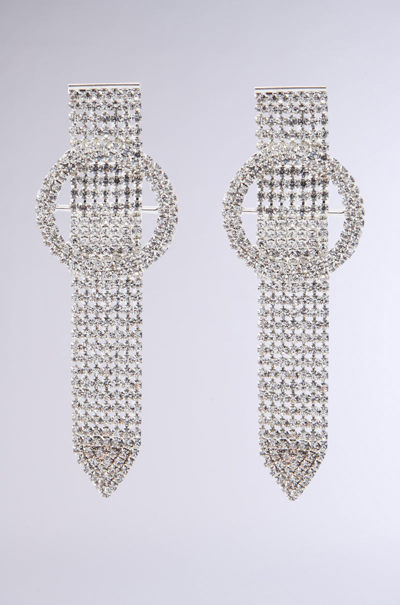 LOOP ME IN SILVER EARRING