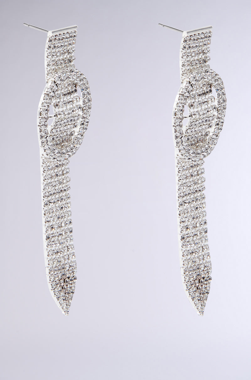 LOOP ME IN SILVER EARRING