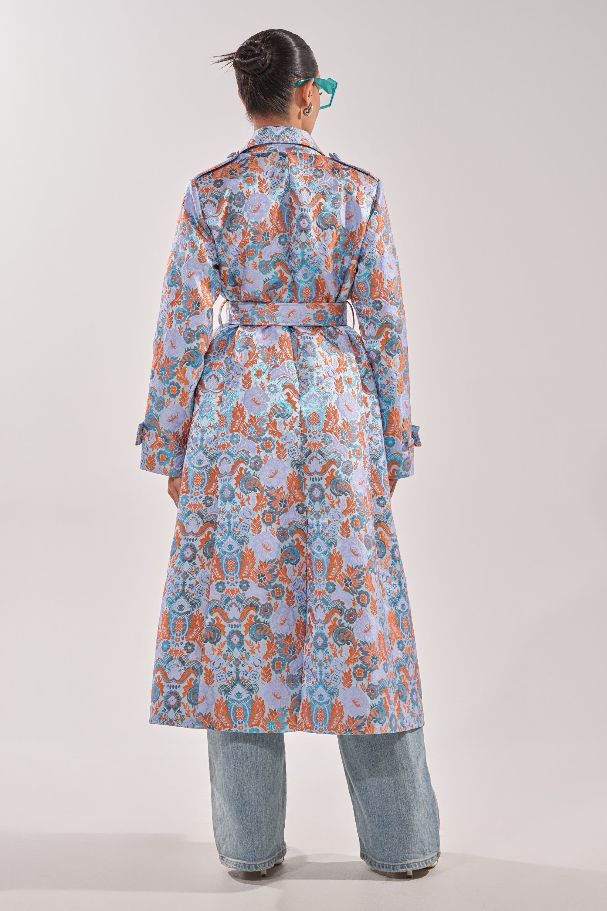 ST. GERMAIN BROCADE TRENCH