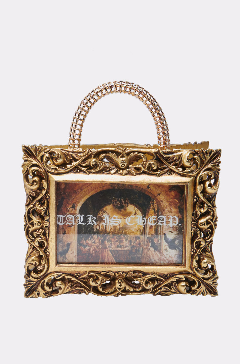 TALK IS CHEAP FRAME BAG