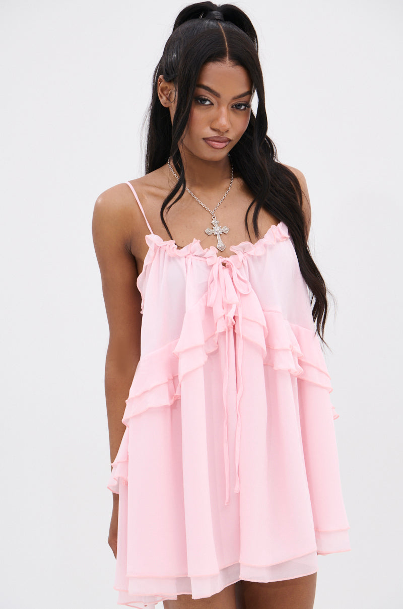 VANJA CHIFFON MINI DRESS