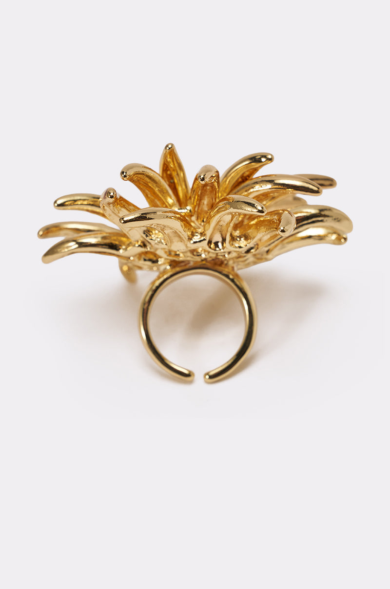 SUNBURST GOLD RING
