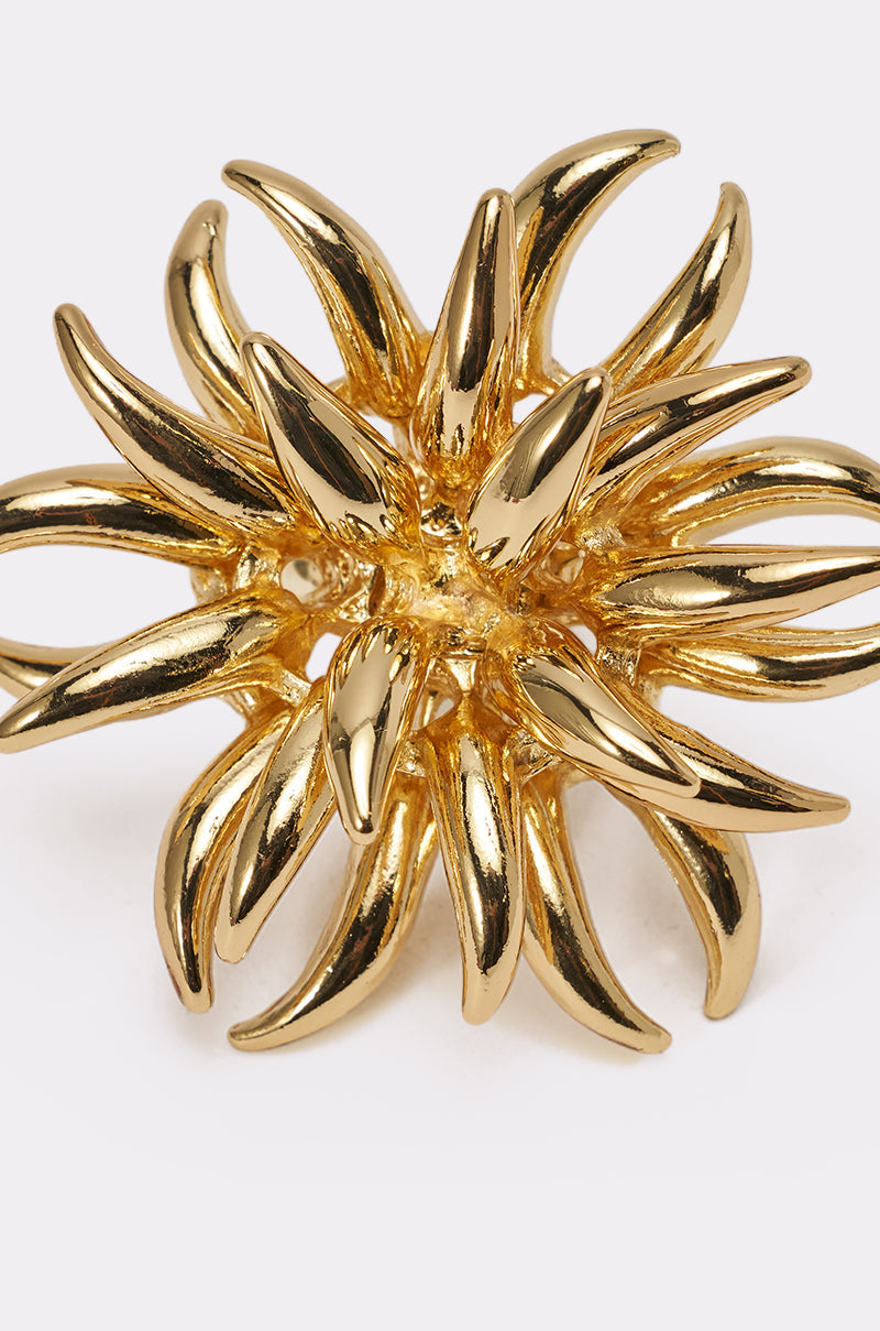 SUNBURST GOLD RING