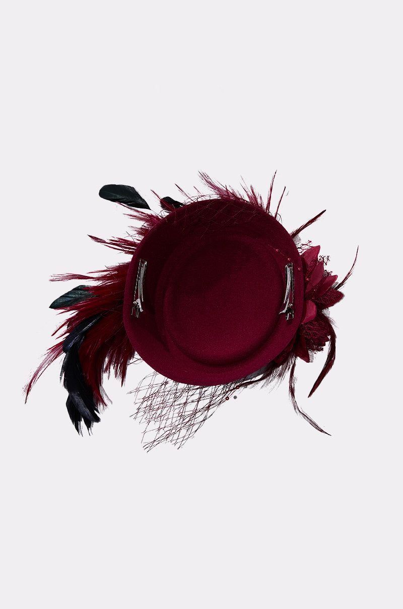 TOP OF THE DAY CLIP ON FASCINATOR