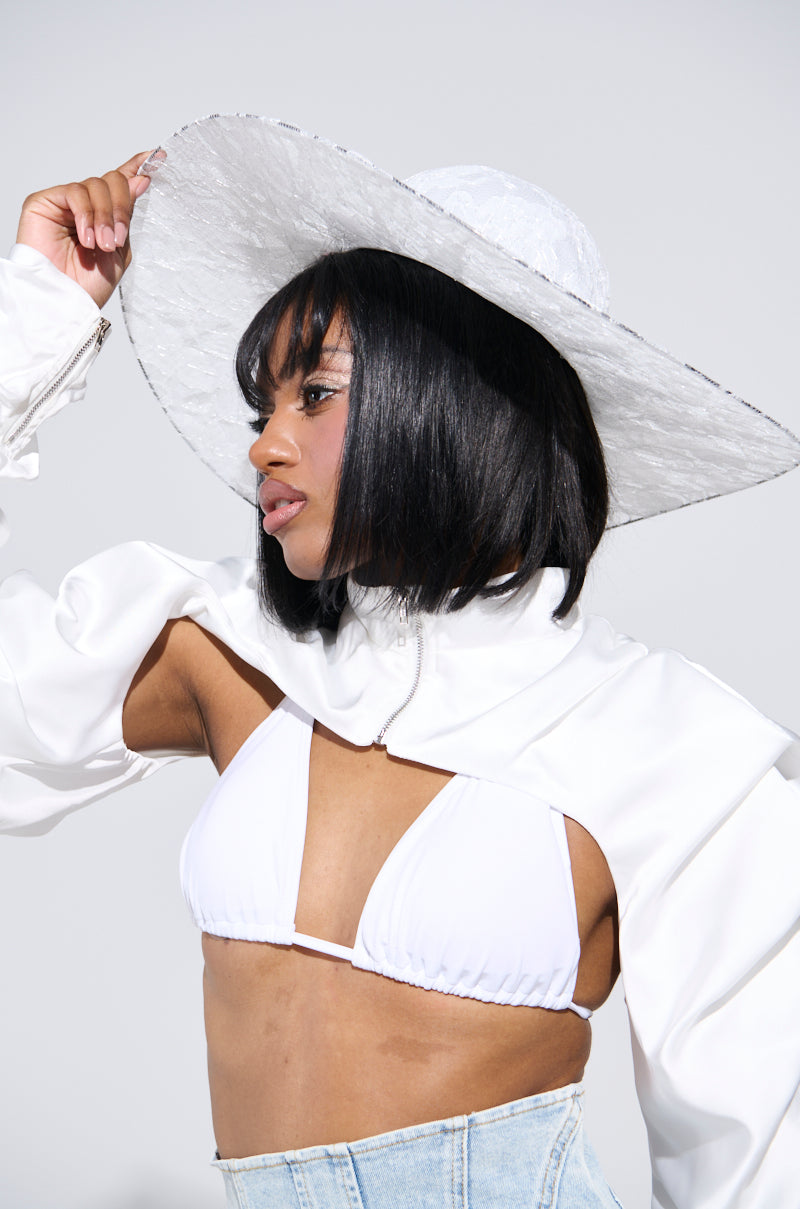 I AM IT LACE HAT