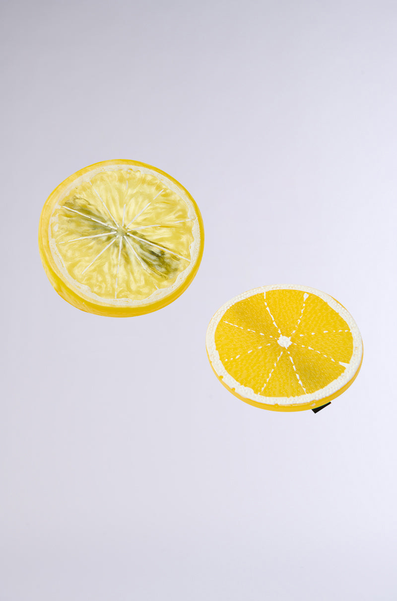 LIFE GIVES YOU LEMONS HAIR CLIP SET