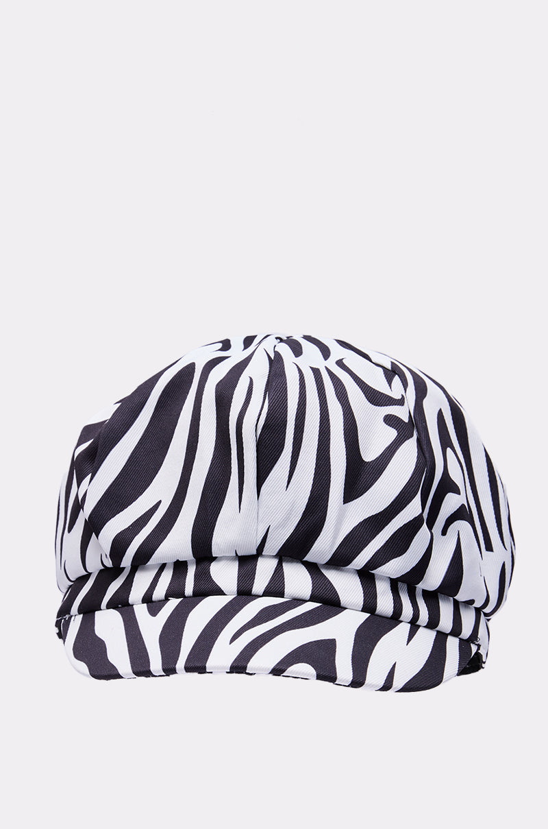 ZEBRA LUXE BRIM HAT
